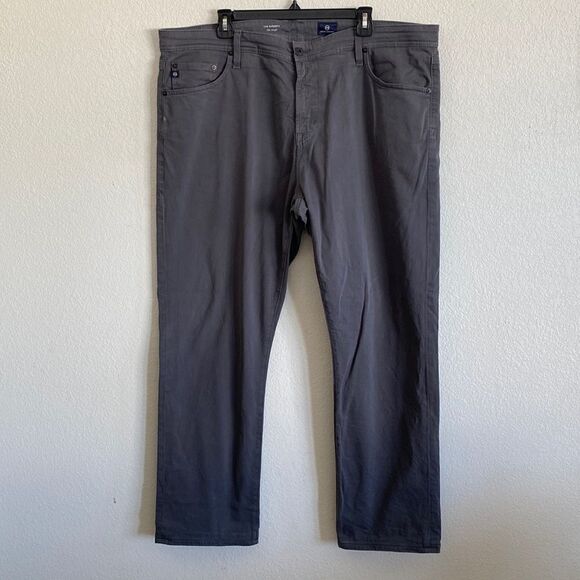 ADRIANO GOLDSCHMIED Men’s “The Everett” Slim Straight Gray Jeans Size 40” x 30” - Picture 1 of 6